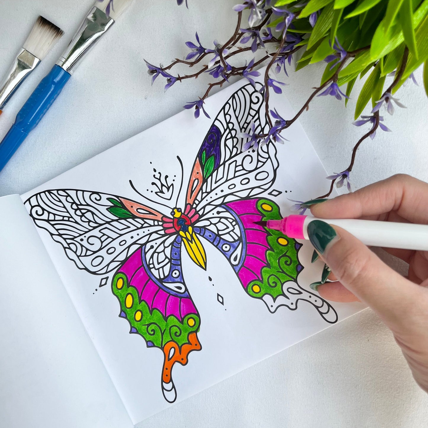 Calm Your Mind With Intricate Colouring