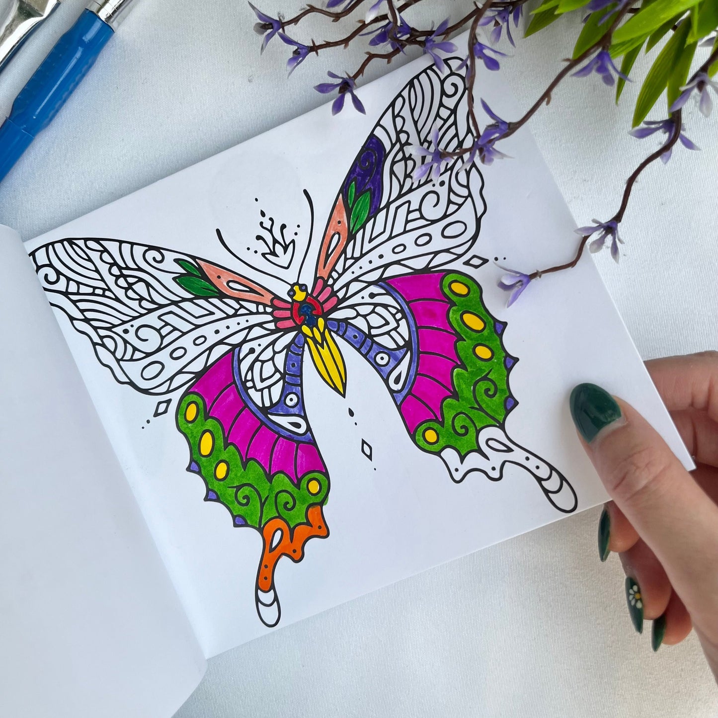 Calm Your Mind With Intricate Colouring